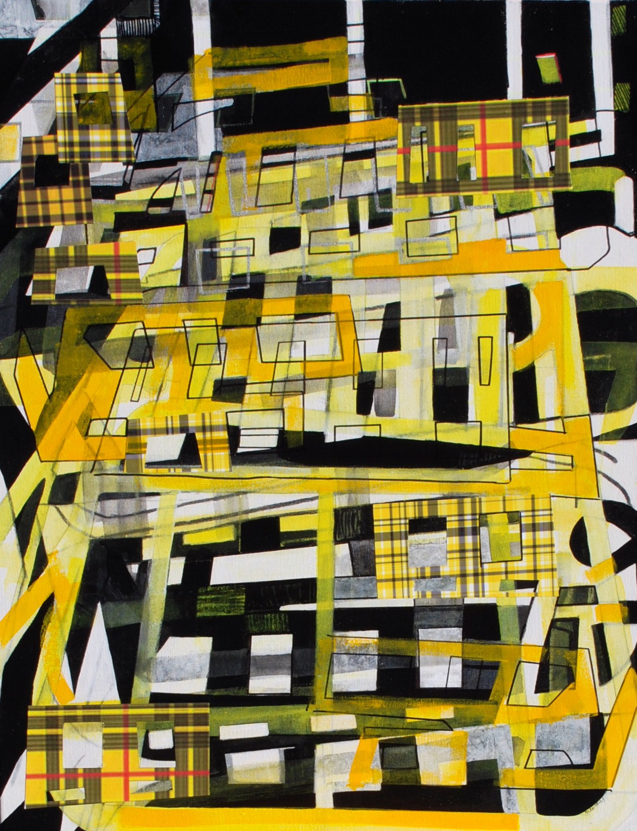 Yellow and Black Chair