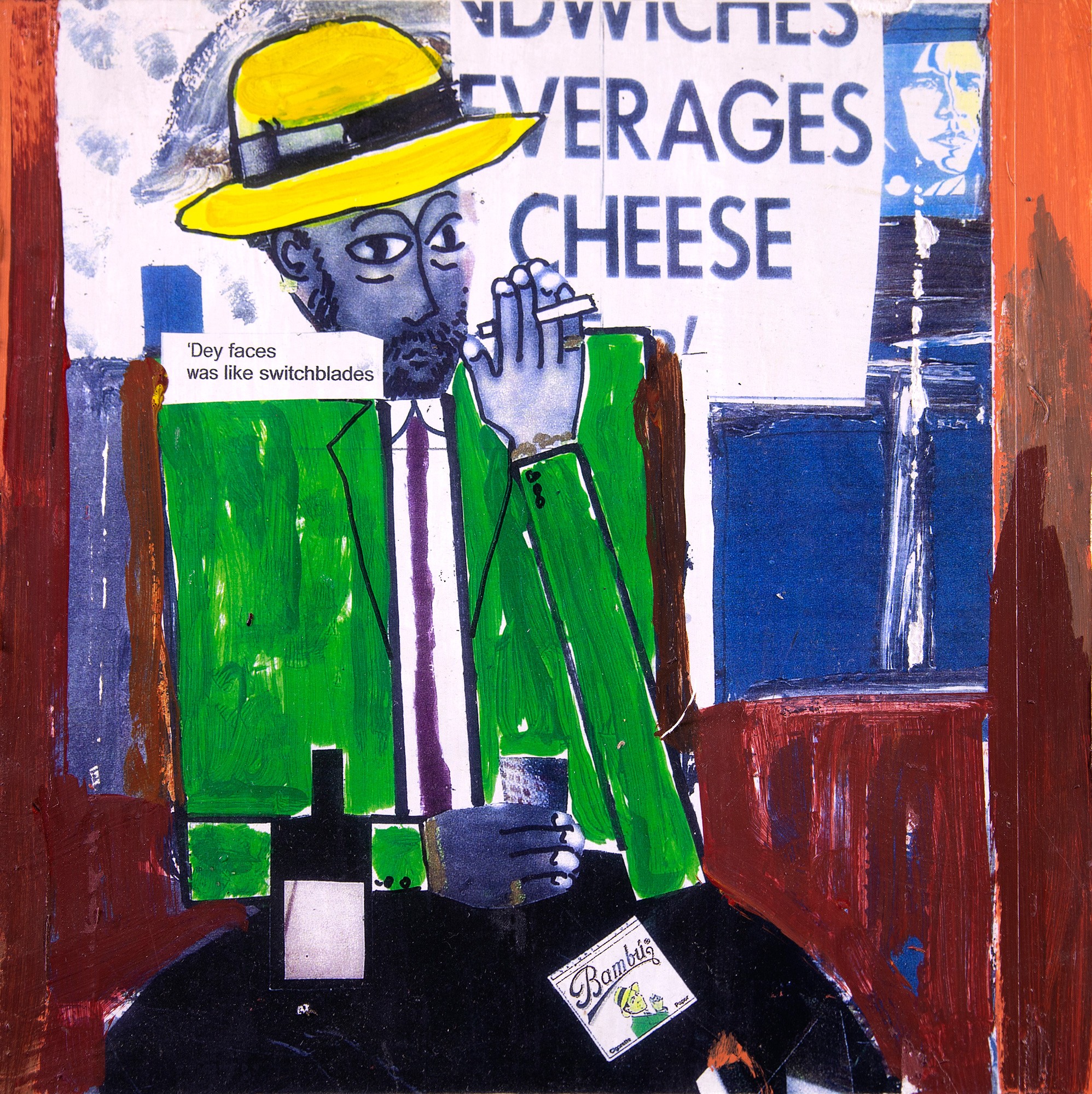 Dey faces was like switchblades